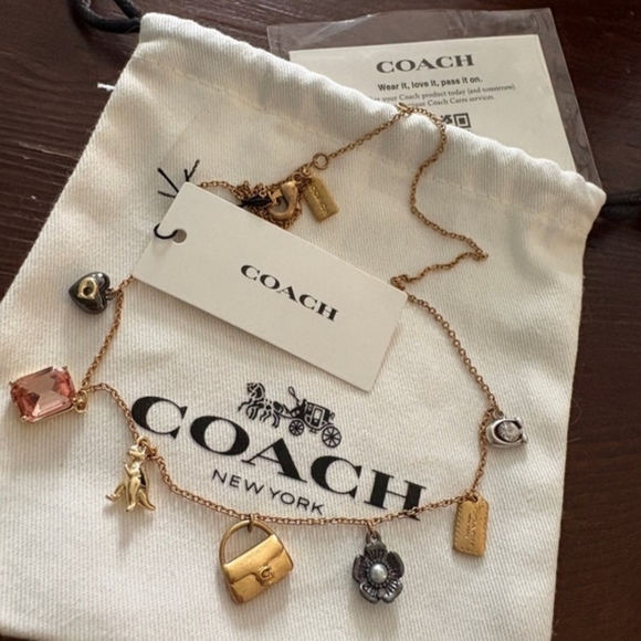 Coach Signature Tabby Charm Necklace - Picture 4 of 6